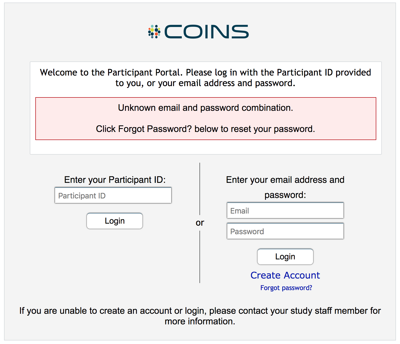 Why are participants getting errors in p2? – Welcome to the COINS ...